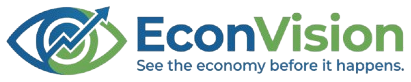 EconVision Logo - See the economy before it happens